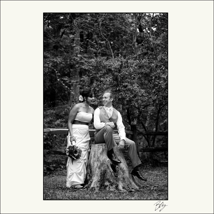 wedding-bride-groom-pose-tree-stump-columbus-ohio-park-bly-photography