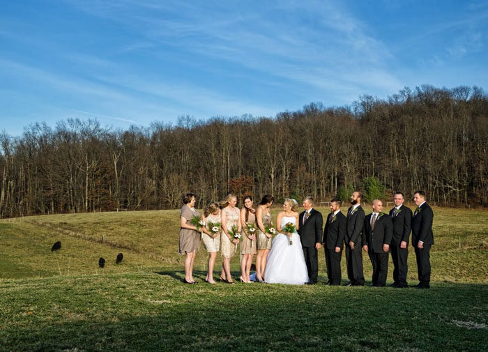 bridal-party-secluded-cabins-ohio-wedding-bly-photography