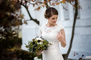 bride portrait lds columbus