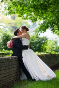 franklin park wedding couple