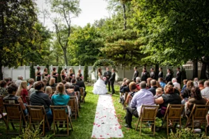 outdoor wedding ceremony columbus ohio