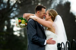 outdoor wedding hug columbus