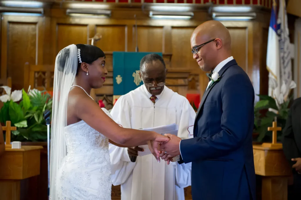 wedding ceremony shiloh baptist church