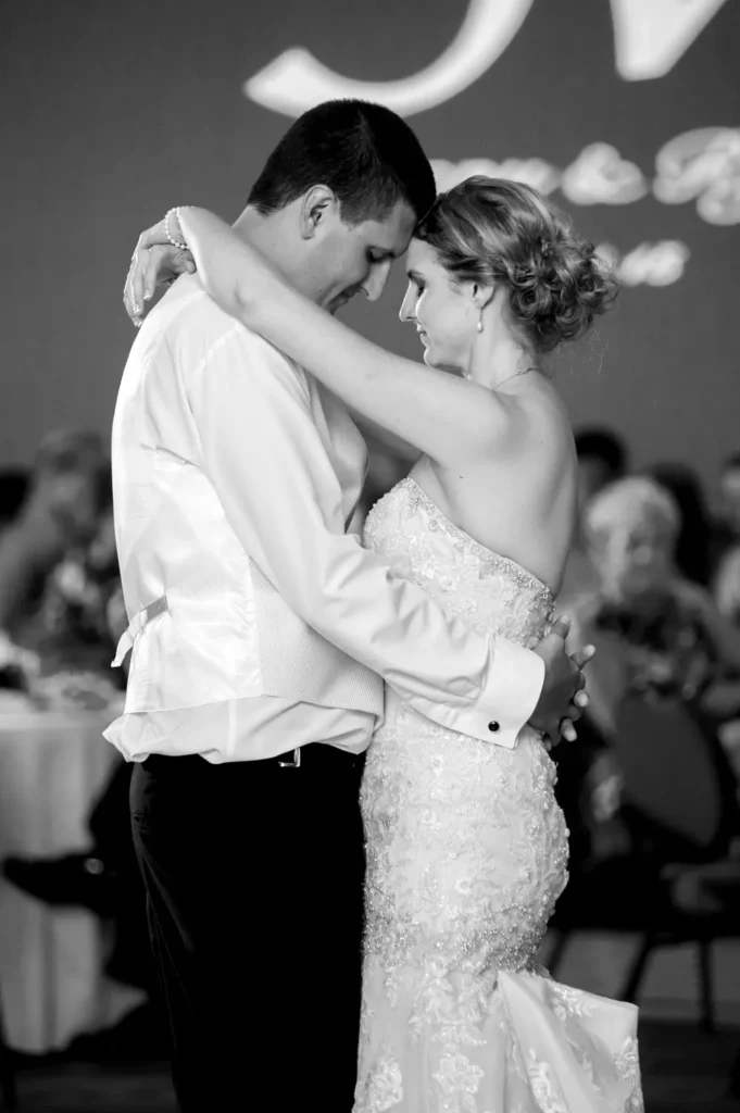 wedding reception first dance blackwell