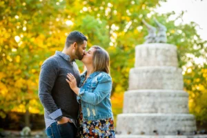 goodale park pond engagement