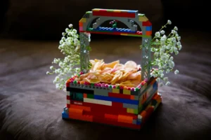 lego flower girl basket