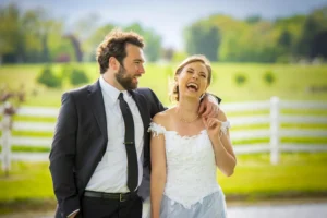 maple lane farm wedding laugh 1