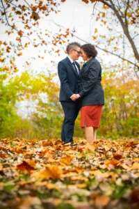 osprey lake fall engagement leaves