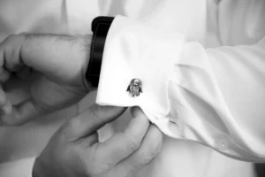 star wars wedding cuff link